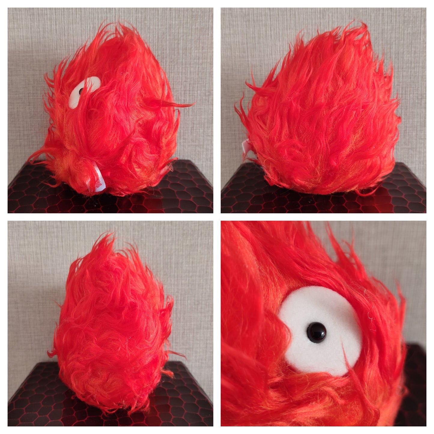 Original Ghibli Calcifer Plush Toy/Home Decor • Howls Moving Castle Stuffed Animal/Figure/Figurine/Replica • Anime Studio Ghibli Gift