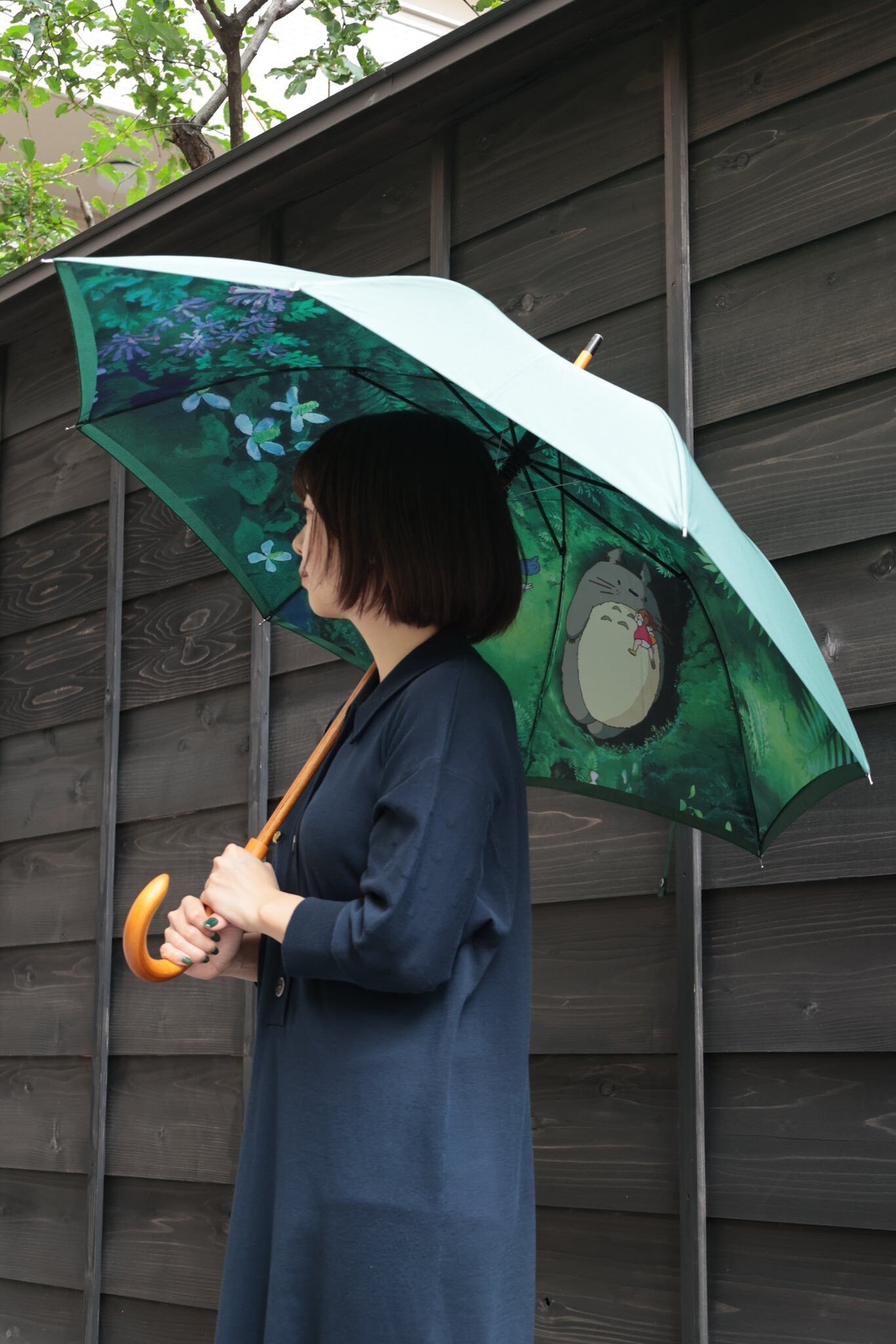 Original Ghibli Totoro Umbrella • My Neighbor Totoro "Mysterious Encounter" Decorative Accessory/Design Merch • Anime Studio Ghibli Gift