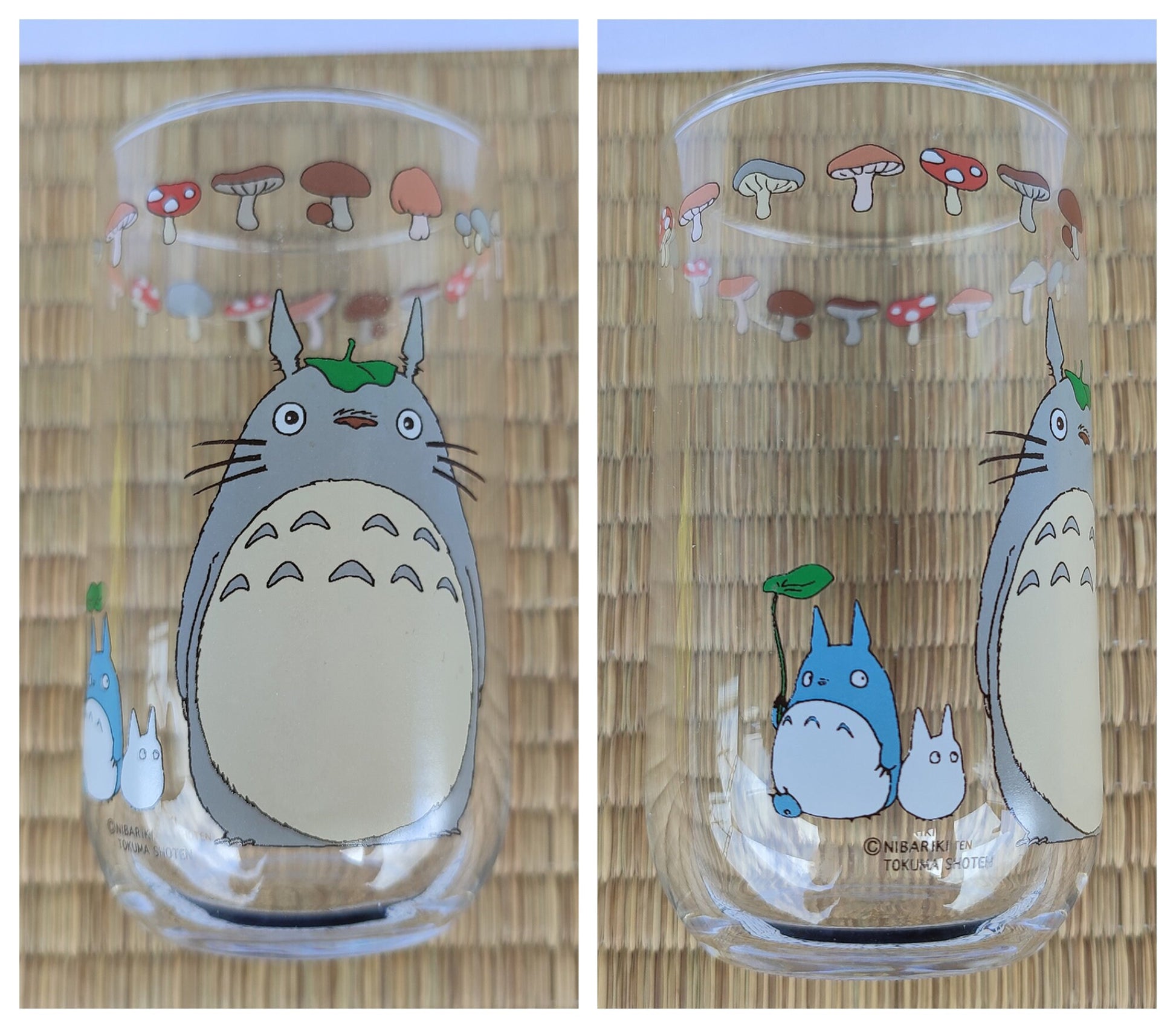 Vintage* Original Ghibli Totoro Glass/Cup Set of 5 • My Neighbor Totoro Japanese Tableware/Glassware • Anime Studio Ghibli Gift