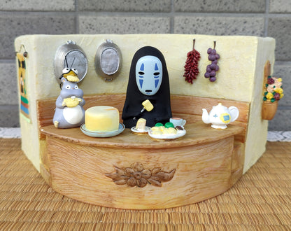 Vintage* Original Ghibli No Face Planter/Diorama • Spirited Away Pot/Figure/Figurine/Holder/Replica/Home Decor • Bo Mouse Studio Ghibli Gift