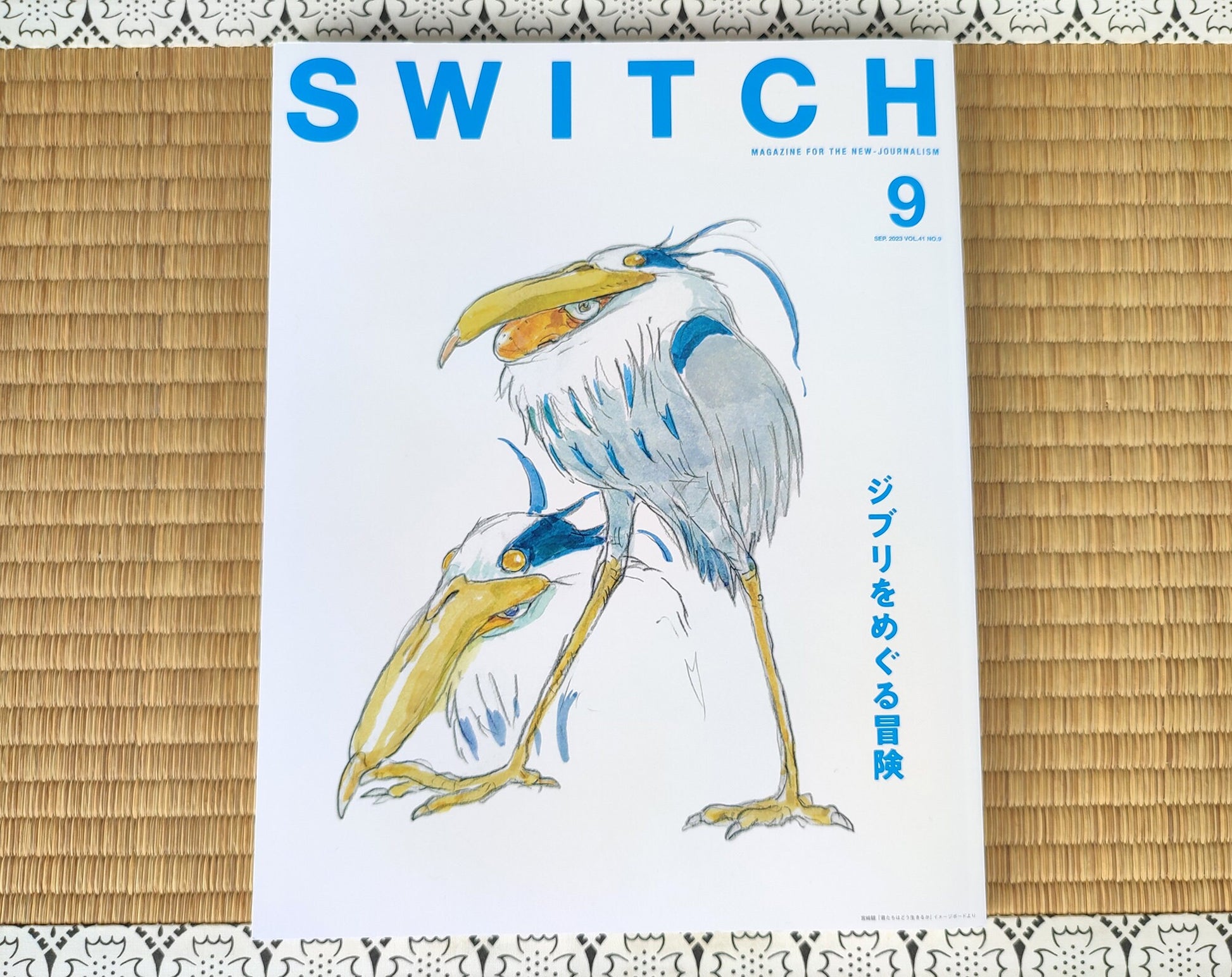 SWITCH No.9 Ghibli The Boy and the Heron Magazine • How do you live? Interview Pamphlet • Anime Studio Ghibli Gift