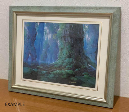 Exclusive* Original Ghibli Exhibition Wall Art/Interior Decor • Princess Mononoke Reproduction/Scene Picture/Hanging • Studio Ghibli Gift