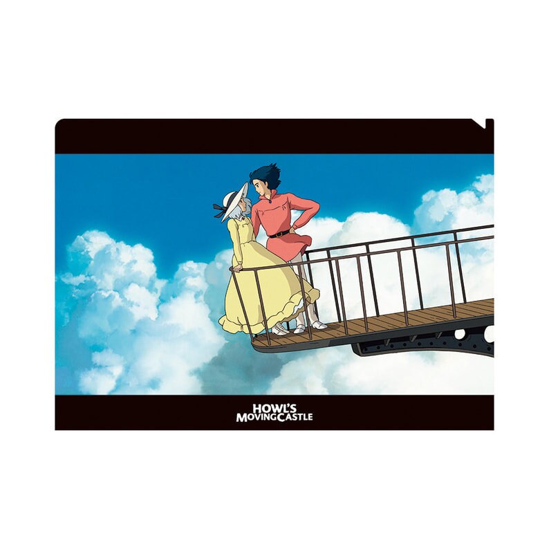 Original Ghibli Howl Wall Art Picture/Folder • Howls Moving Castle Anime Clear File • Studio Ghibli Gift