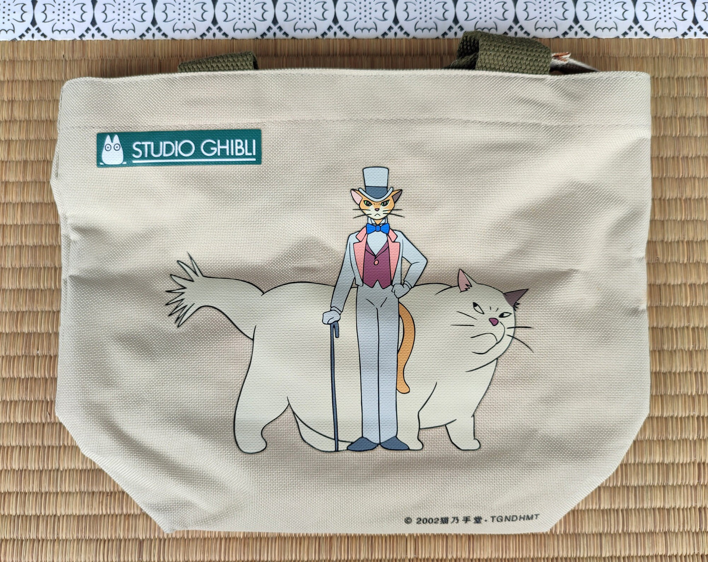 Vintage* Original Ghibli Whisper of the Heart Handbag/Shopper • Cat Returns Tote/Pochette/Lunch bag/Sack/Hobo • Baron Studio Ghibli Gift