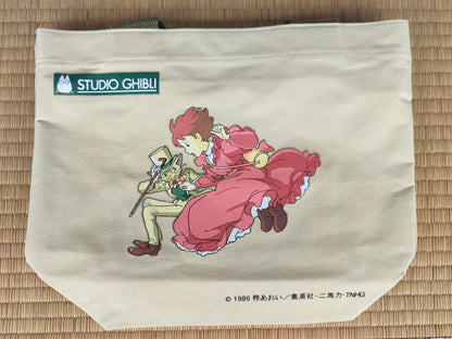 Vintage* Original Ghibli Whisper of the Heart Handbag/Shopper • Cat Returns Tote/Pochette/Lunch bag/Sack/Hobo • Baron Studio Ghibli Gift