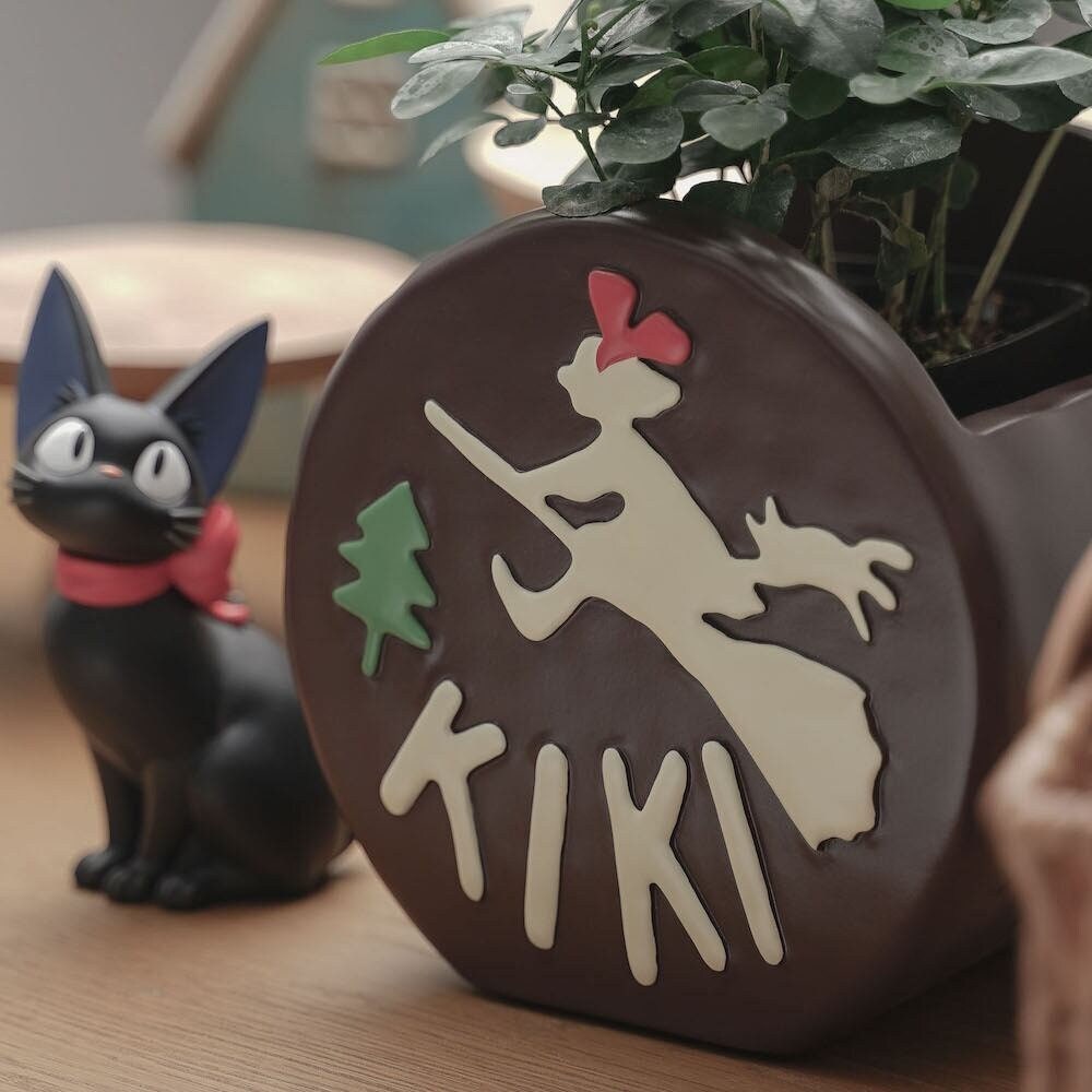 Original Ghibli Jiji Planter Cover/Diorama • Kikis Delivery Service Pot/Vase/Holder/Replica/Home Interior Decor • Anime Studio Ghibli Gift