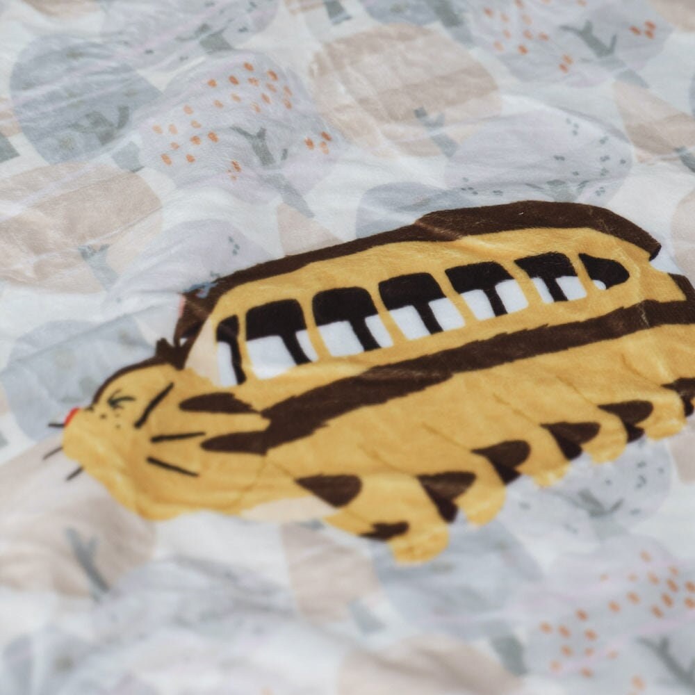 Original Ghibli Catbus Warm Blanket/Cushion/Home Decor • My Neighbor Totoro Bed Throw/Pillow/Interior Decoration • Studio Ghibli Gift