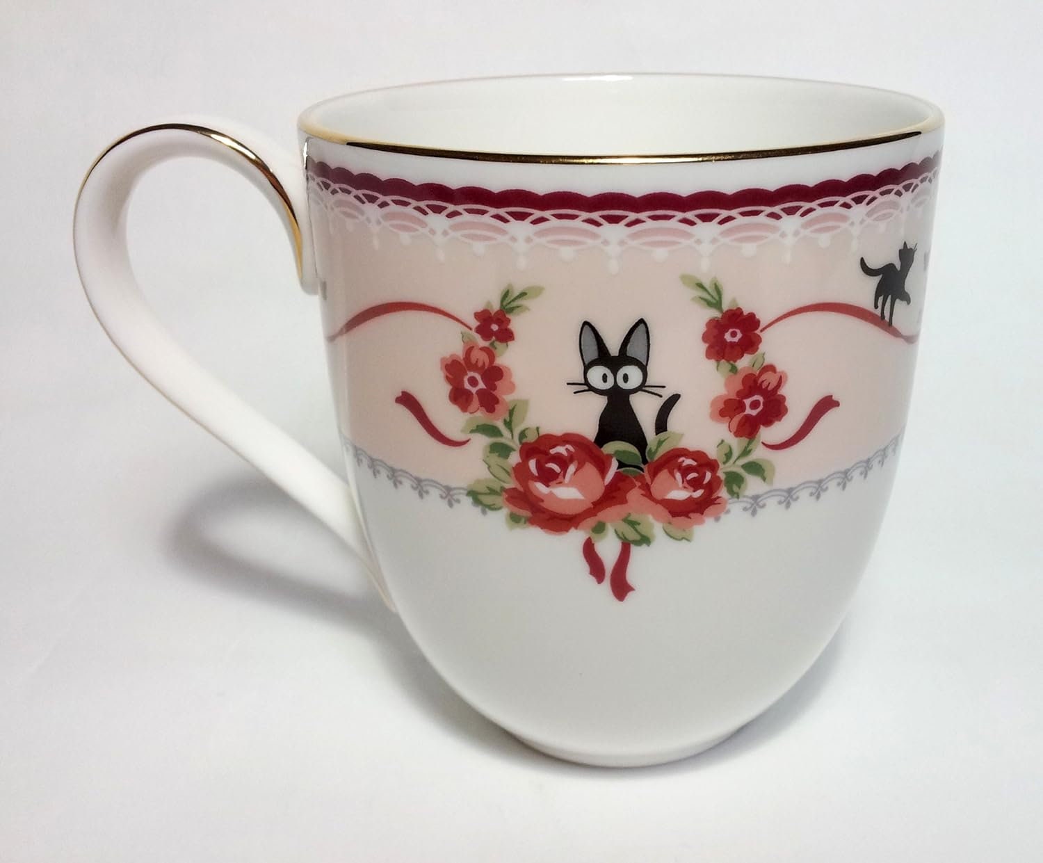 Original Ghibli Kiki Cup • Kikis Delivery Service Tea/Coffee Cup • Japanese Porcelain Noritake • Jiji Gigi Anime • Studio Ghibli Gift