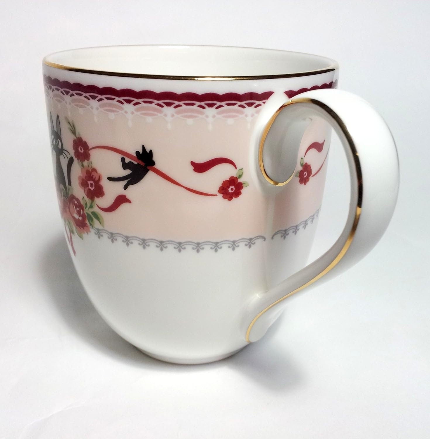 Original Ghibli Kiki Cup • Kikis Delivery Service Tea/Coffee Cup • Japanese Porcelain Noritake • Jiji Gigi Anime • Studio Ghibli Gift