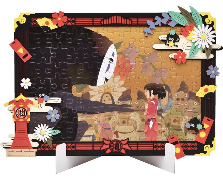 Original Ghibli Spirited Away Puzzle/Paper Theater • No Face Film Scene/Interior Diorama/Home Decor/Anime Hobby • Studio Ghibli Gift