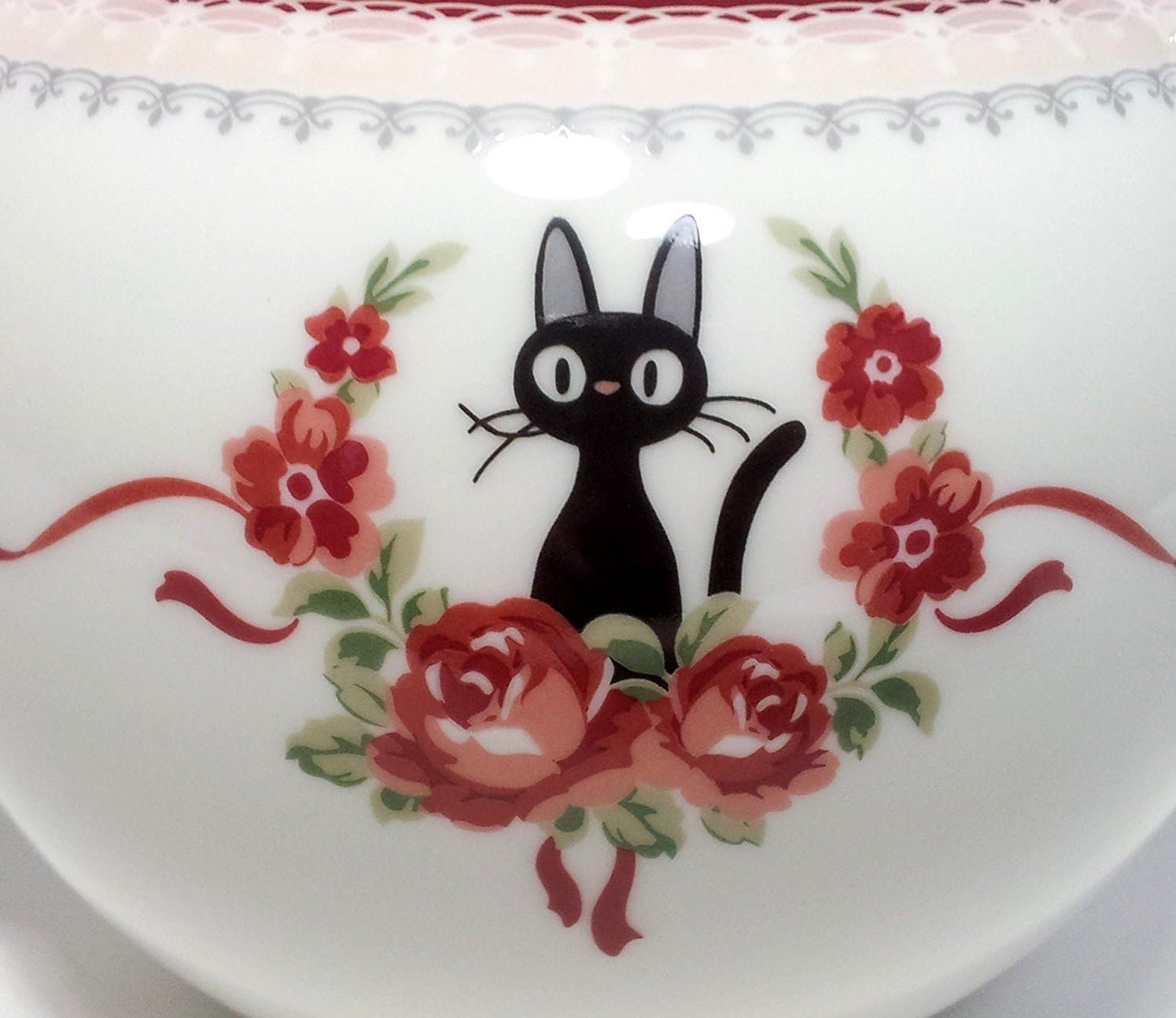 Original Ghibli Kikis Delivery Service Teapot • Japanese Bone China/Ceramic/Porcelain • Noritake Tableware • Jiji Gigi Studio Ghibli Gift