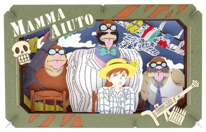 Original Studio Ghibli Paper Theater • Spirited Away, Laputa, Porco Rosso Diorama/Papercraft/Miniature/Home Decor • Anime Film Scene Gift