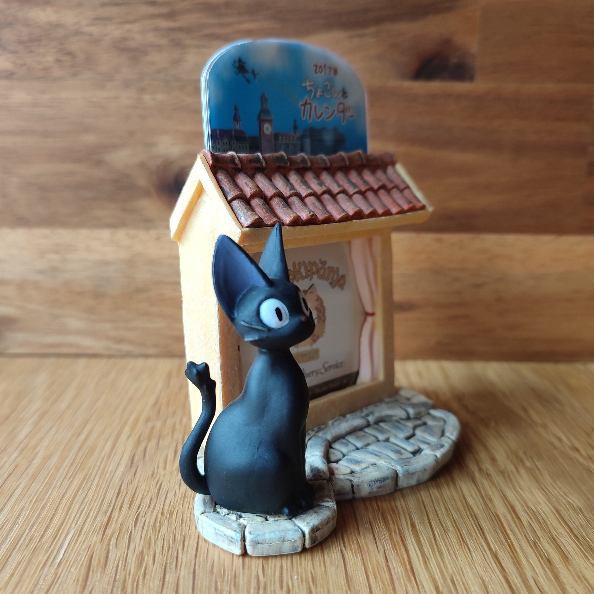 Vintage* Original Ghibli Jiji Figure/Calendar • Kikis Delivery Service Small Figurine/Home Decor/Interior Diorama • Studio Ghibli Gift