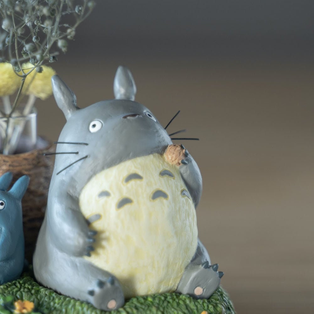 Original Ghibli Totoro/Vegetable Vase Figure • My cheapest Neighbor Totoro Small Figurine/Mini Statue/Replica/Home Decor/Interior Diorama Anime Gift