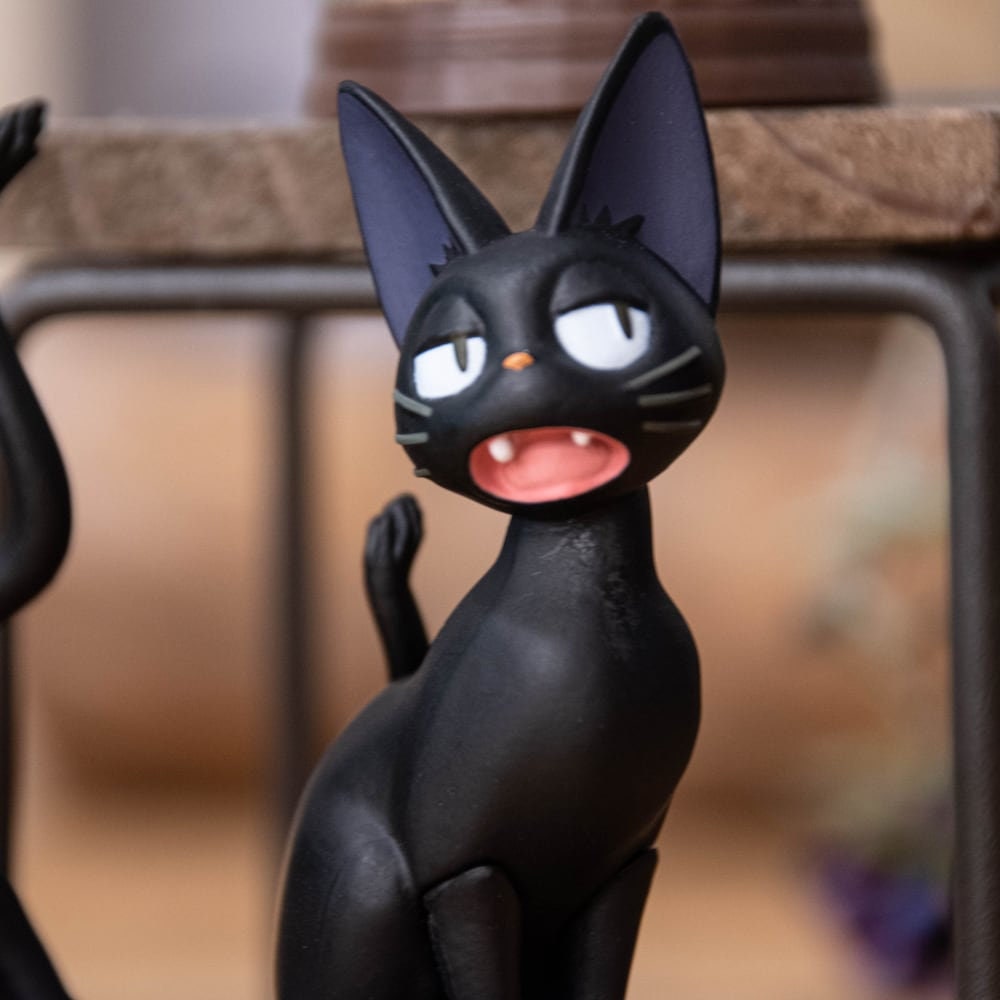 Original Ghibli Studio Jiji Figure (Set of 6) • Kikis Delivery Service Figurine/Statue/Replica/Home Decor/Interior Diorama • Gigi Anime Gift