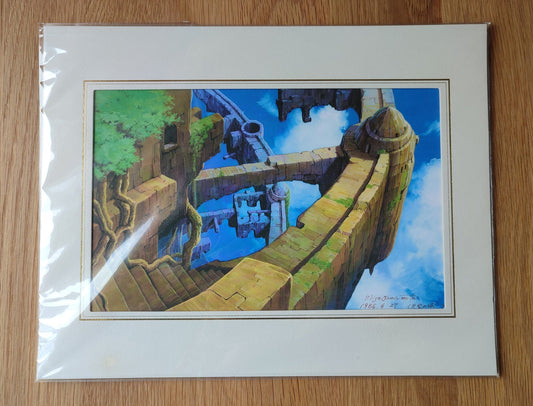 Exclusive* Original Ghibli Exhibition Wall Art/Interior Decor • Laputa Castle Reproduction/Scene Picture/Hanging • Studio Ghibli Gift