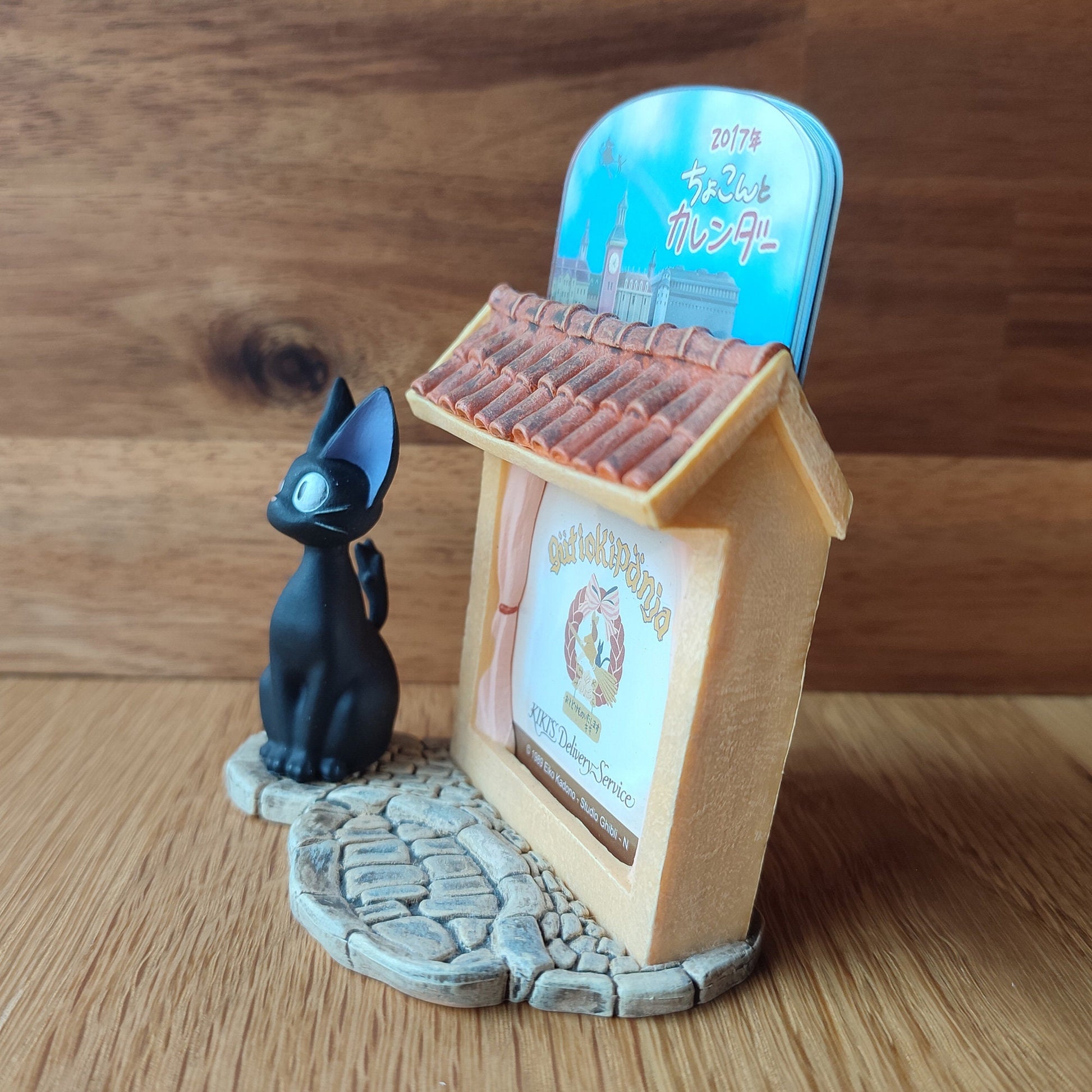 Vintage* Original Ghibli Jiji Figure/Calendar • Kikis Delivery Service Small Figurine/Home Decor/Interior Diorama • Studio Ghibli Gift