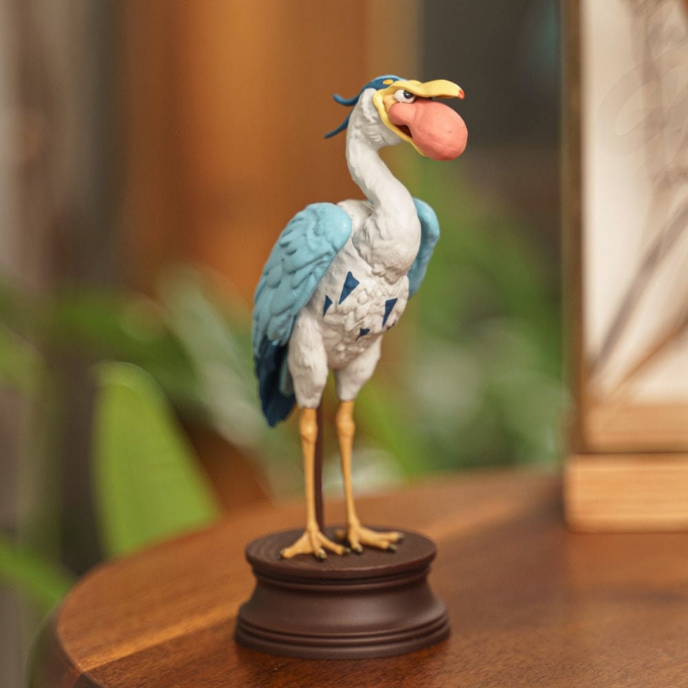 Original Ghibli Gray Heron Figure • The Boy and the Heron/How do you live? Figurine/Home Decor/Interior Design • Anime Studio Ghibli Gift