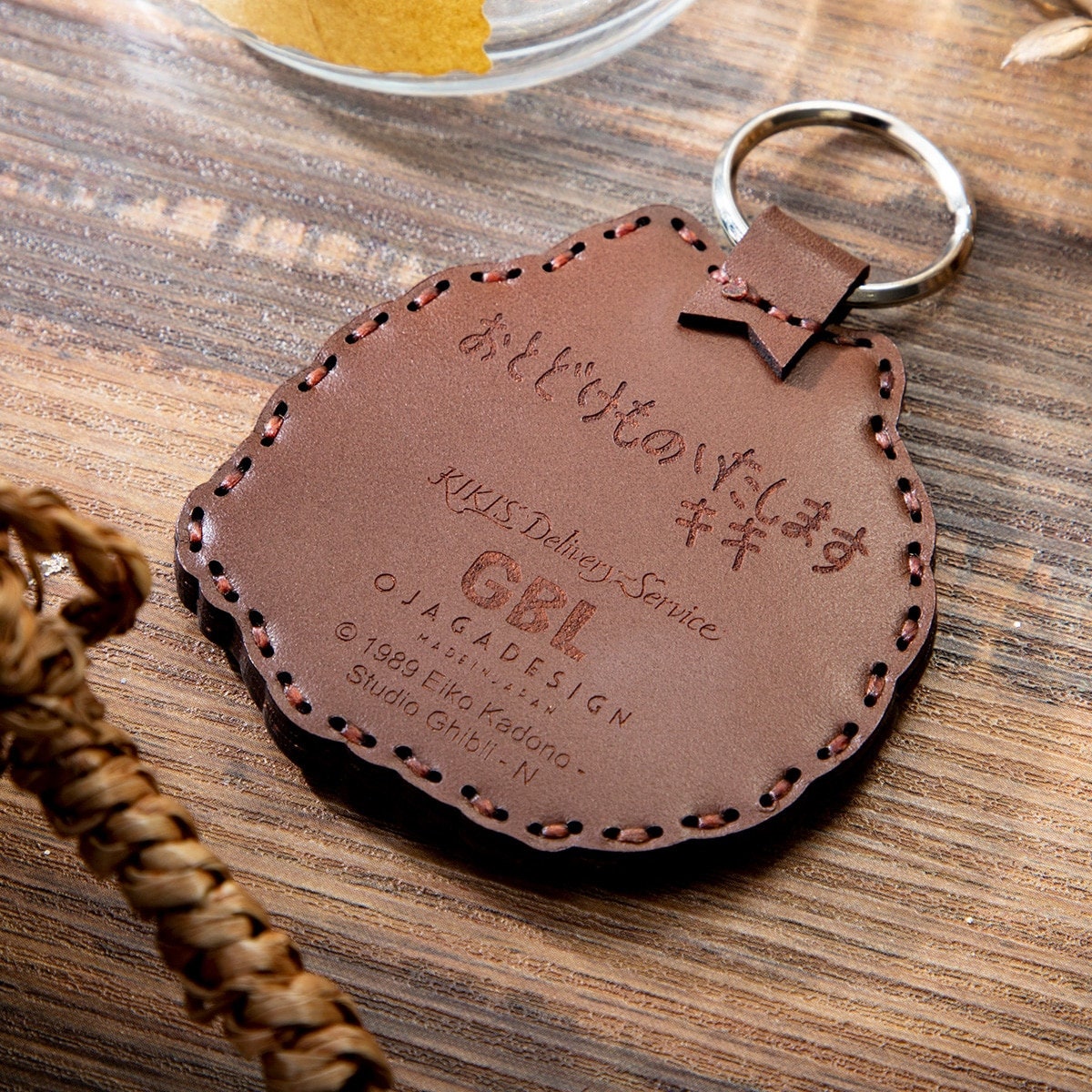 Original Ghibli Kiki Keychain/Charm • Kikis Delivery Service Handmade Leather Bag Decor/Charm/Pendant/Strap • Anime Studio Ghibli Gift