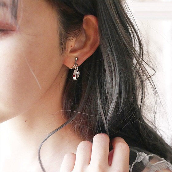 Original Ghibli Howl Earrings • Howls Moving Castle Ring Earring • Anime Japanese Jewelry • Studio Ghibli Gift