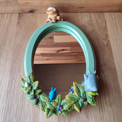 Vintage* Original Ghibli Totoro Wall Mirror • My Neighbor Totoro Wall Hanging/Home Decor Art/Interior Design • Anime Studio Ghibli Gift