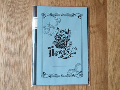 Original Ghibli Howl, Laputa Notebook Set • Howls Moving Castle, Castle in the Sky Sketchbook/Notepad/Diary • Anime Studio Ghibli Gift