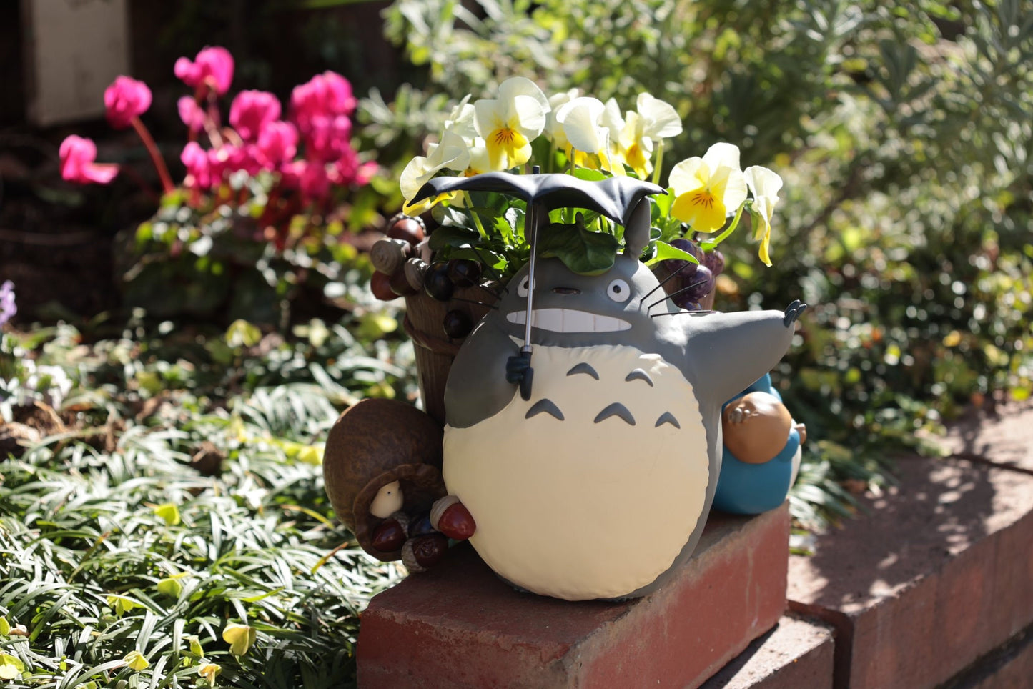 Original Ghibli Planter Cover/Figure • My Neighbor Totoro Pot/Vase/Holder/Interior Design/Home Decor • Anime Studio Ghibli Gift