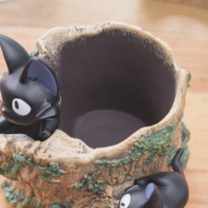 Original Ghibli Jiji Planter Cover/Holder • Kikis Delivery Service Pot/Vase/Figure/Home Decor/Interior Diorama • Anime Studio Ghibli Gift