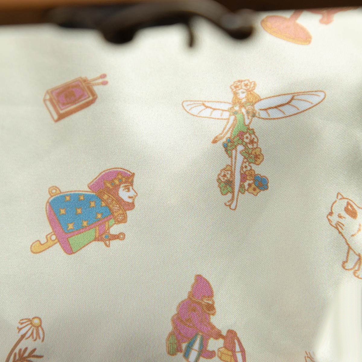 Original Ghibli Satin Purse/Sack • Whisper of the Heart Accessory Case/Cosmetic Bag/Makeup Bag/Pouch • Anime Studio Ghibli Gift