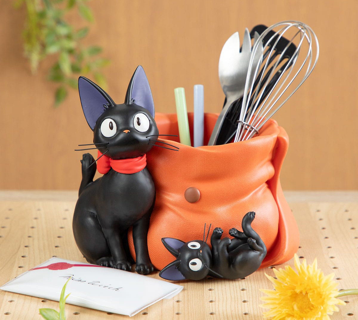 Original Ghibli Jiji Planter Cover/Holder • Kikis Delivery Service Pot/Vase/Figure/Home Decor/Interior Diorama • Anime Studio Ghibli Gift