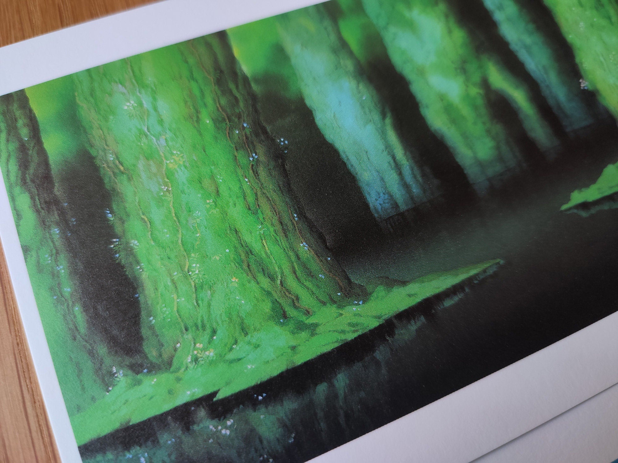Official Ghibli Mononoke Art Postcard • Nizo Yamamoto