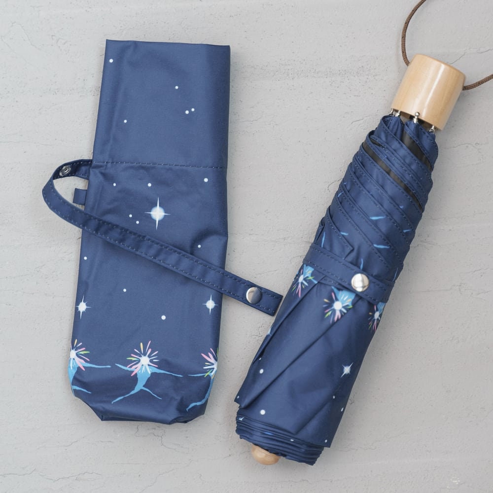 Original Ghibli Howl Folding Umbrella • Howls Moving Castle "Star Child" Decorative Accessory/Design Merch • Anime Studio Ghibli Gift