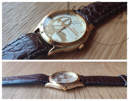 Montre-bracelet officielle Ghibli Princesse Mononoké vintage 1998* • Ashitaka doré • Limitée à 1998