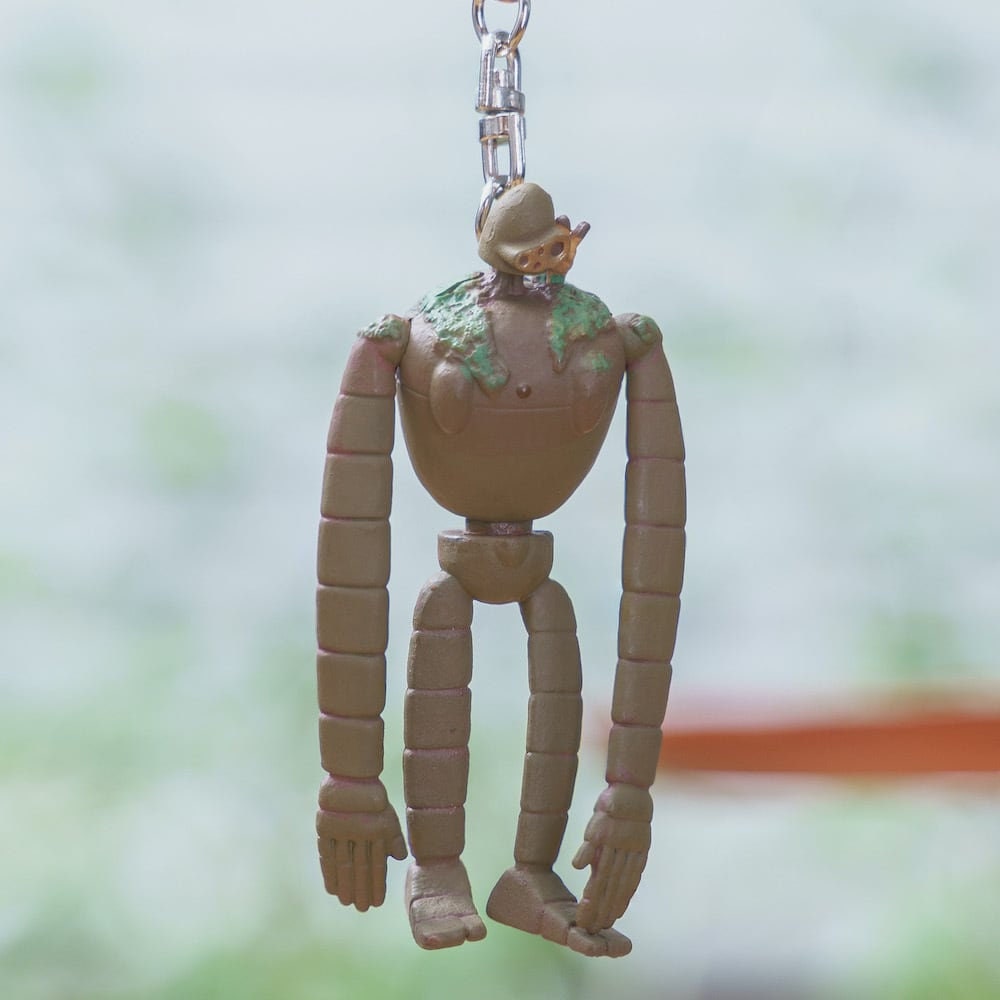 Original Ghibli Robot Soldier Keychain/Charm • Laputa Castle in the Sky Bag Decor/Pendant/Strap • Anime Studio Ghibli Gift