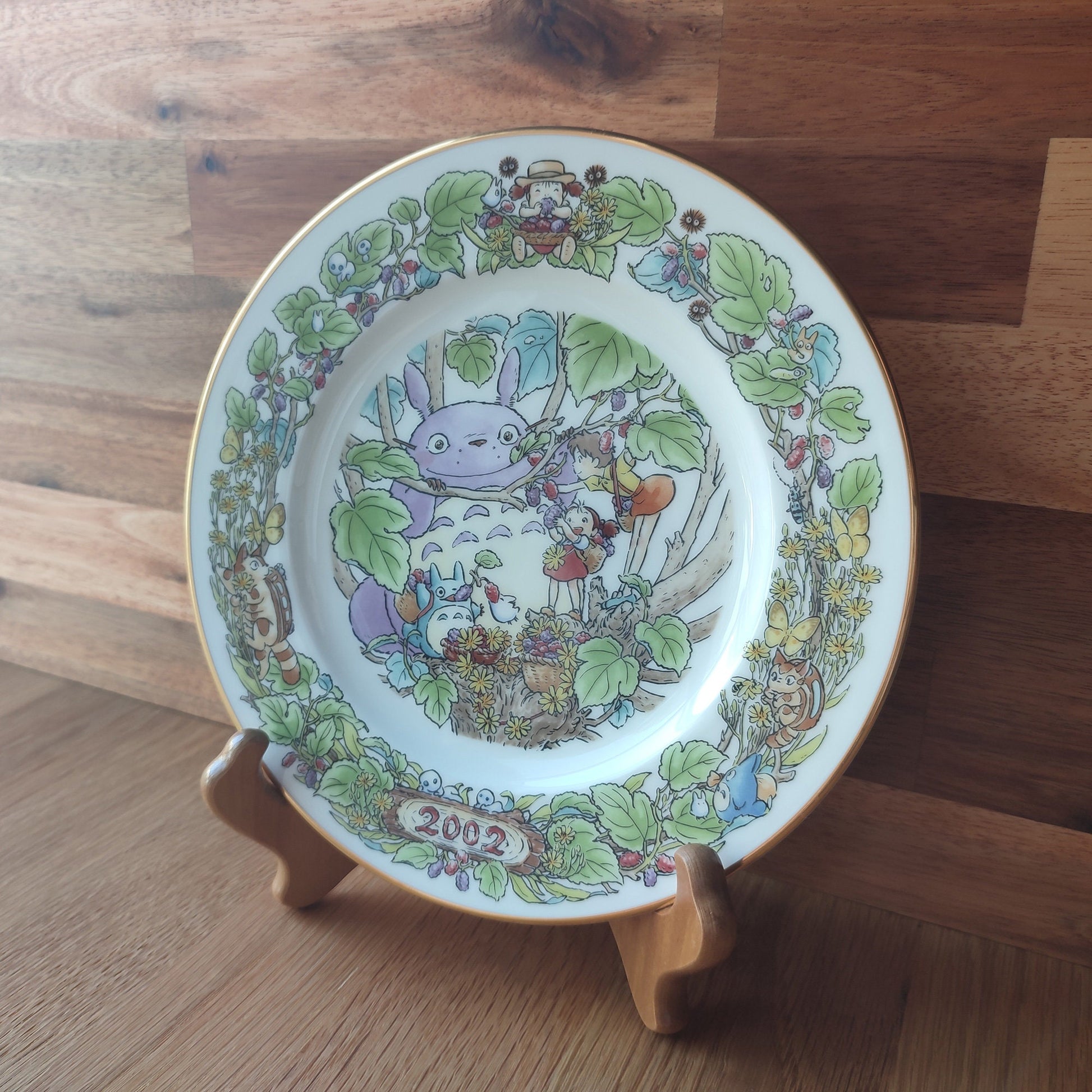 Vintage* Original Ghibli Totoro Plate 2002 Noritake • My Neighbor Totoro Dinner Plate • Japanese Tableware/Dinnerware • Studio Ghibli Gift