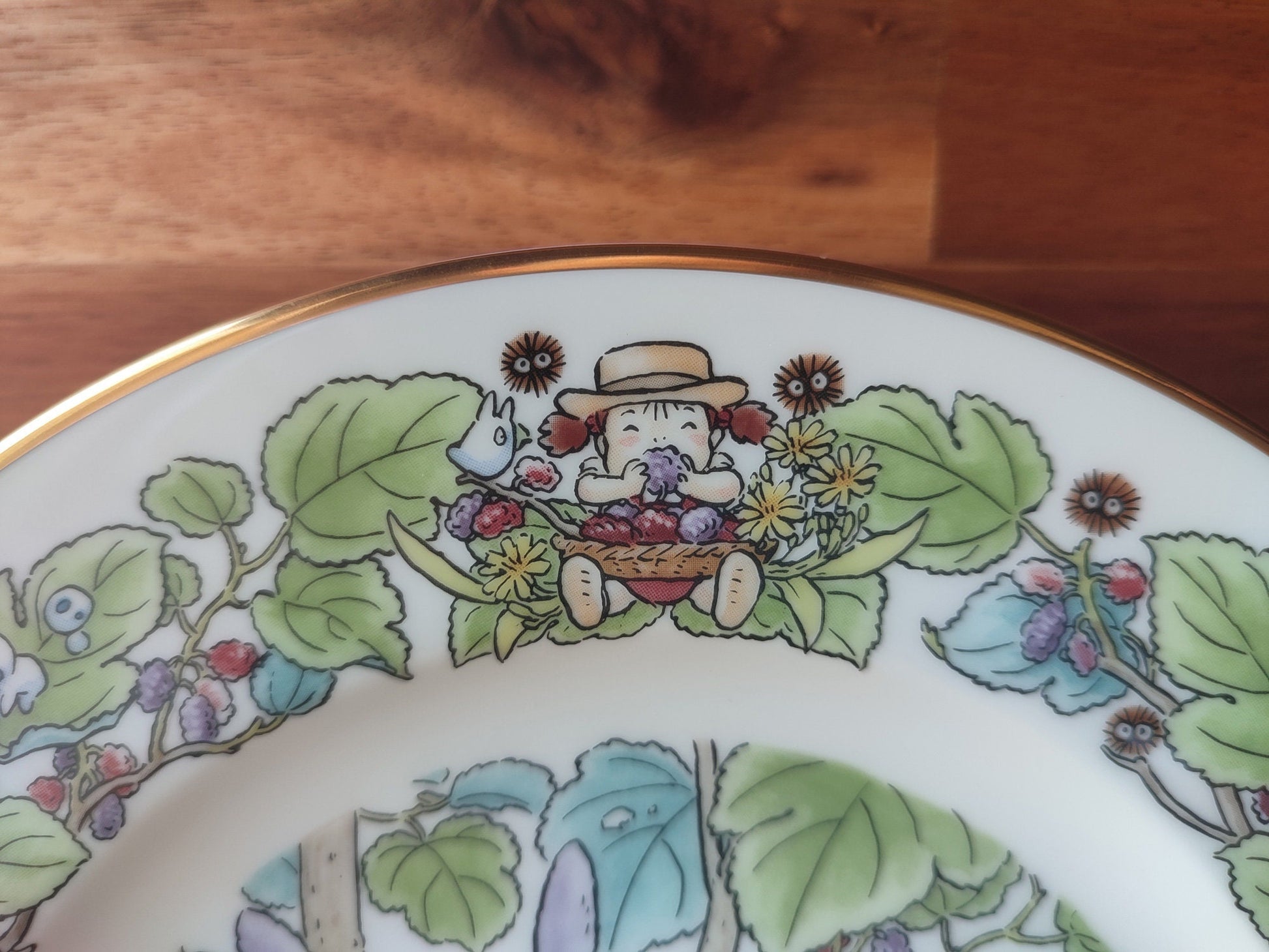 Vintage* Original Ghibli Totoro Plate 2002 Noritake • My Neighbor Totoro Dinner Plate • Japanese Tableware/Dinnerware • Studio Ghibli Gift