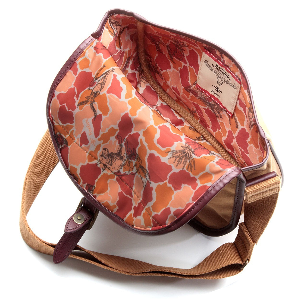 Official Ghibli Princess Mononoke Shoulder Bag/Clutch • Forest of the Deer God Cross Body Bag • Made by Firefox