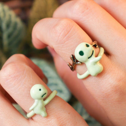 Offizieller Ghibli Prinzessin Mononoke Ahitaka Ring • Japanischer handgefertigter Schmuck