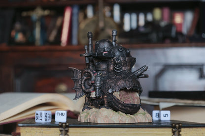 Official Ghibli Howl Figure Perpetual Dice Calendar 2025 • Howls Moving Castle Home Decor/Interior Diorama