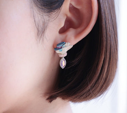 Boucles d'oreilles officielles Ghibli Whisper of the Heart • Boucles d'oreilles faites à la main du roi nain et de la reine des elfes • Bijoux japonais d'anime