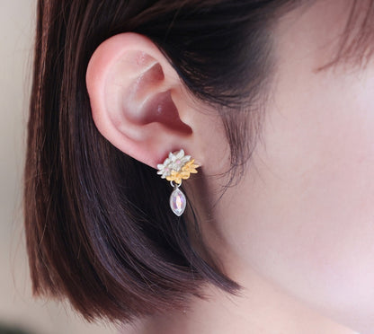 Boucles d'oreilles officielles Ghibli Whisper of the Heart • Boucles d'oreilles faites à la main du roi nain et de la reine des elfes • Bijoux japonais d'anime