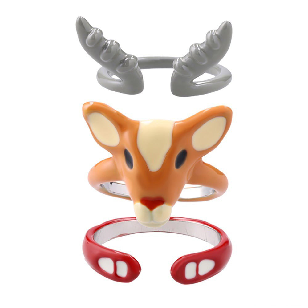 Official Ghibli Yakul Triple Ring • Princess Mononoke Ring • Japanese Anime Jewelry