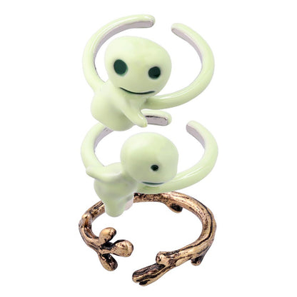 Offizieller Ghibli Prinzessin Mononoke Ahitaka Ring • Japanischer handgefertigter Schmuck