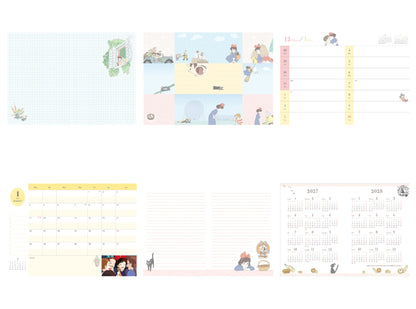 Offizieller Studio Ghibli 2027 Planer/Terminbuch/Tagebuch • Howl, Totoro, Chihiros Reise ins Zauberland, Kikis kleiner Lieferservice