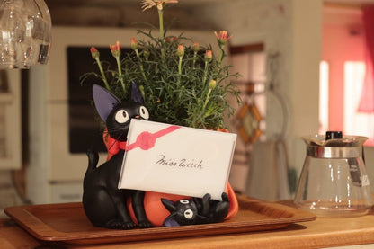 Kikis Delivery Service Jiji Planter Cover/Holder/Interior Diorama - Kamaji Market