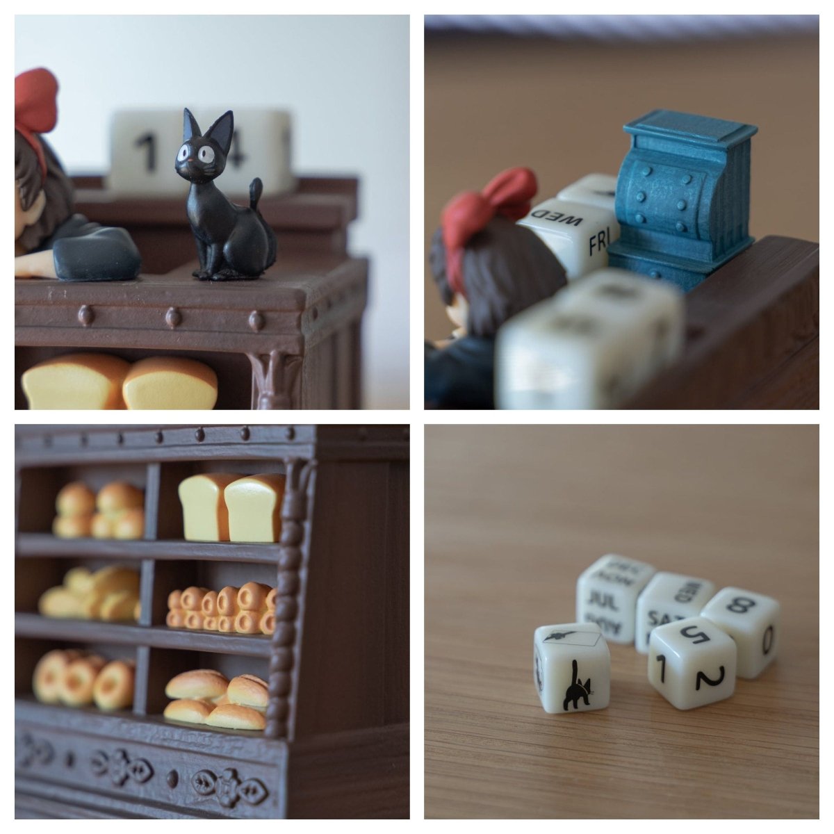 Kikis Delivery Service Perpetual Dice Calendar, Figure – Kamaji Market