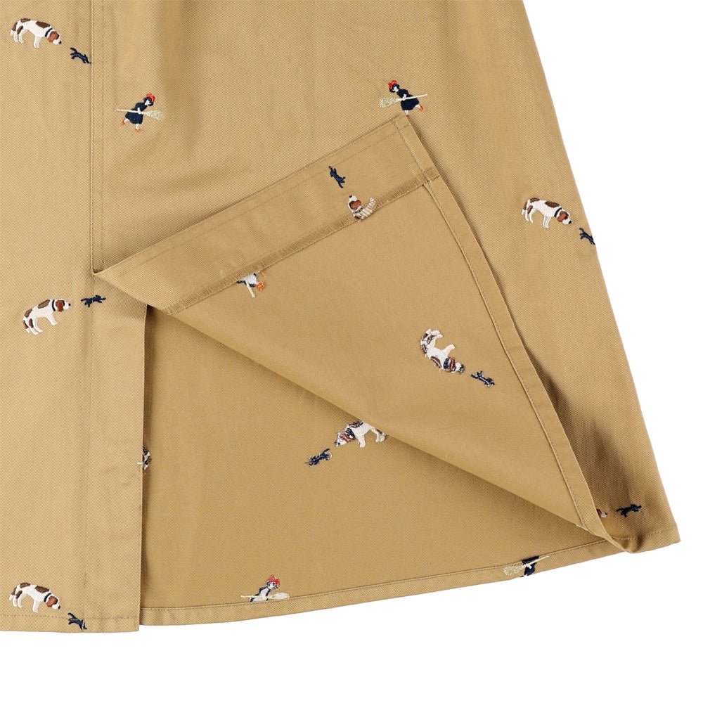 Kikis Delivery Service Skirt • Beige Embroidery GBL - Kamaji Market