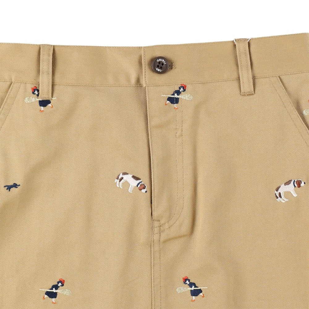 Kikis Delivery Service Skirt • Beige Embroidery GBL - Kamaji Market
