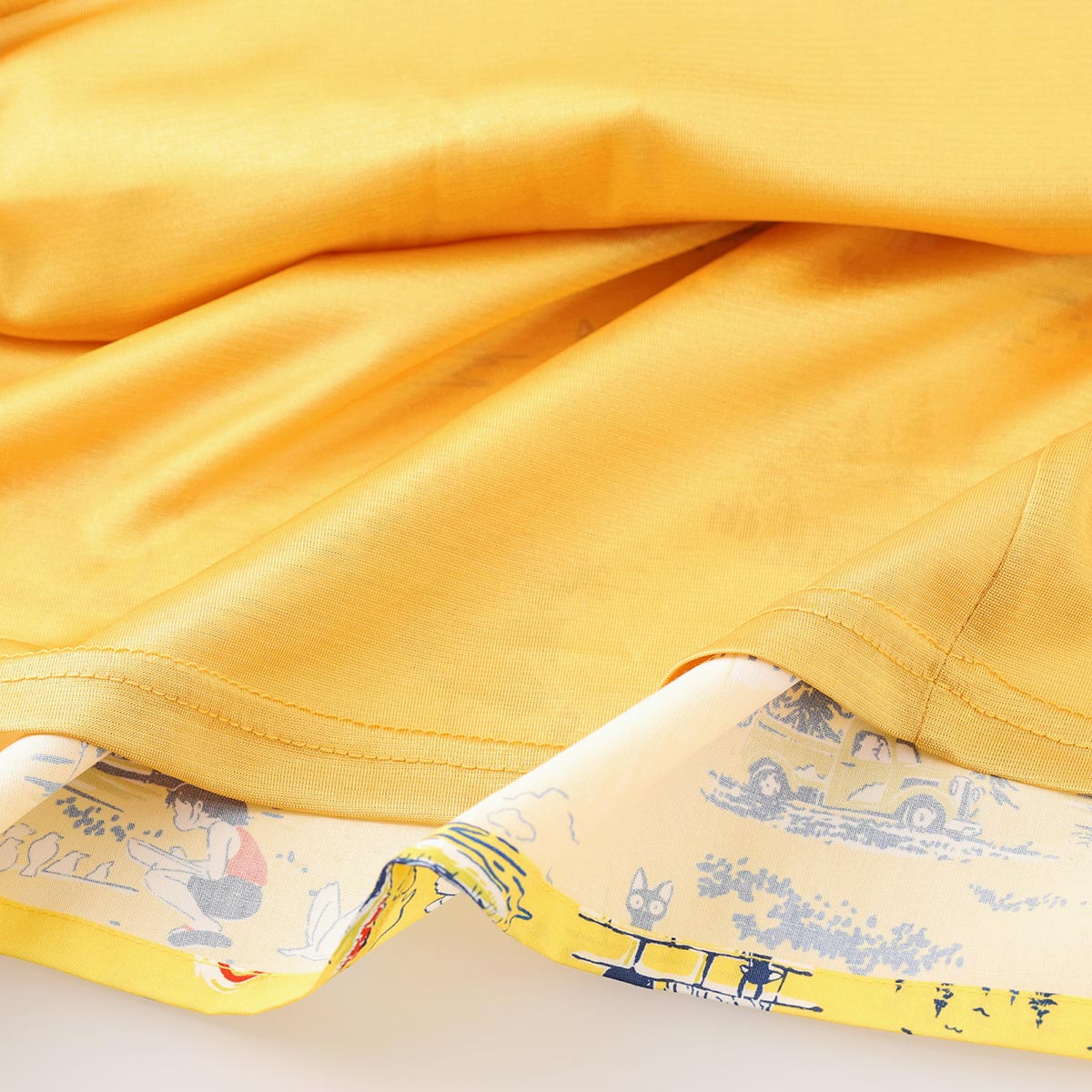 Kikis Delivery Service Skirt • Yellow Hawaiian Style GBL - Kamaji Market