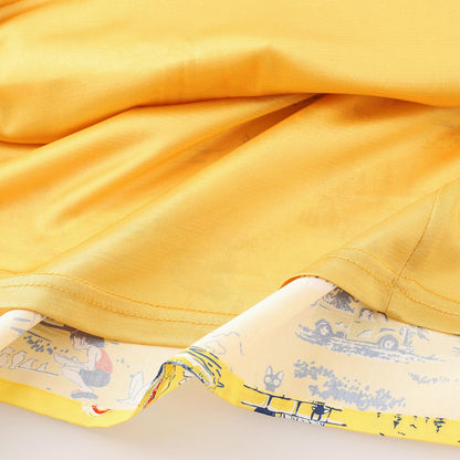 Kikis Delivery Service Skirt • Yellow Hawaiian Style GBL - Kamaji Market
